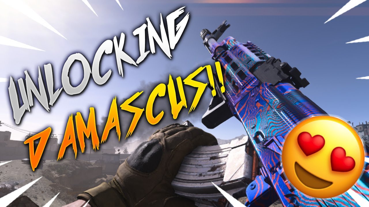 I UNLOCKED DAMASCUS CAMO!!!