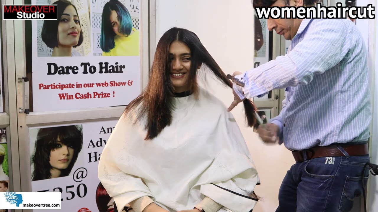 Layers Haircut In Dry Hair