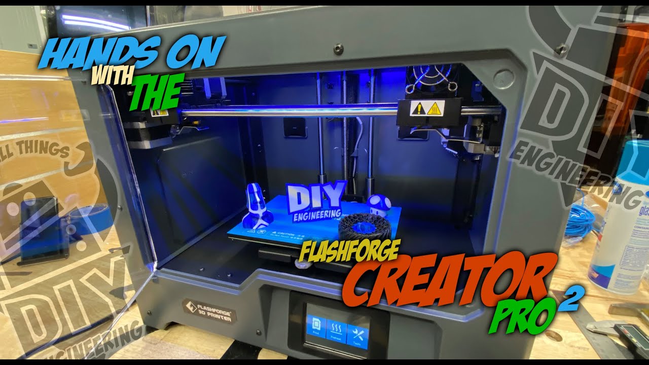 Обзор 3D-принтера Flashforge Creator Pro 2!