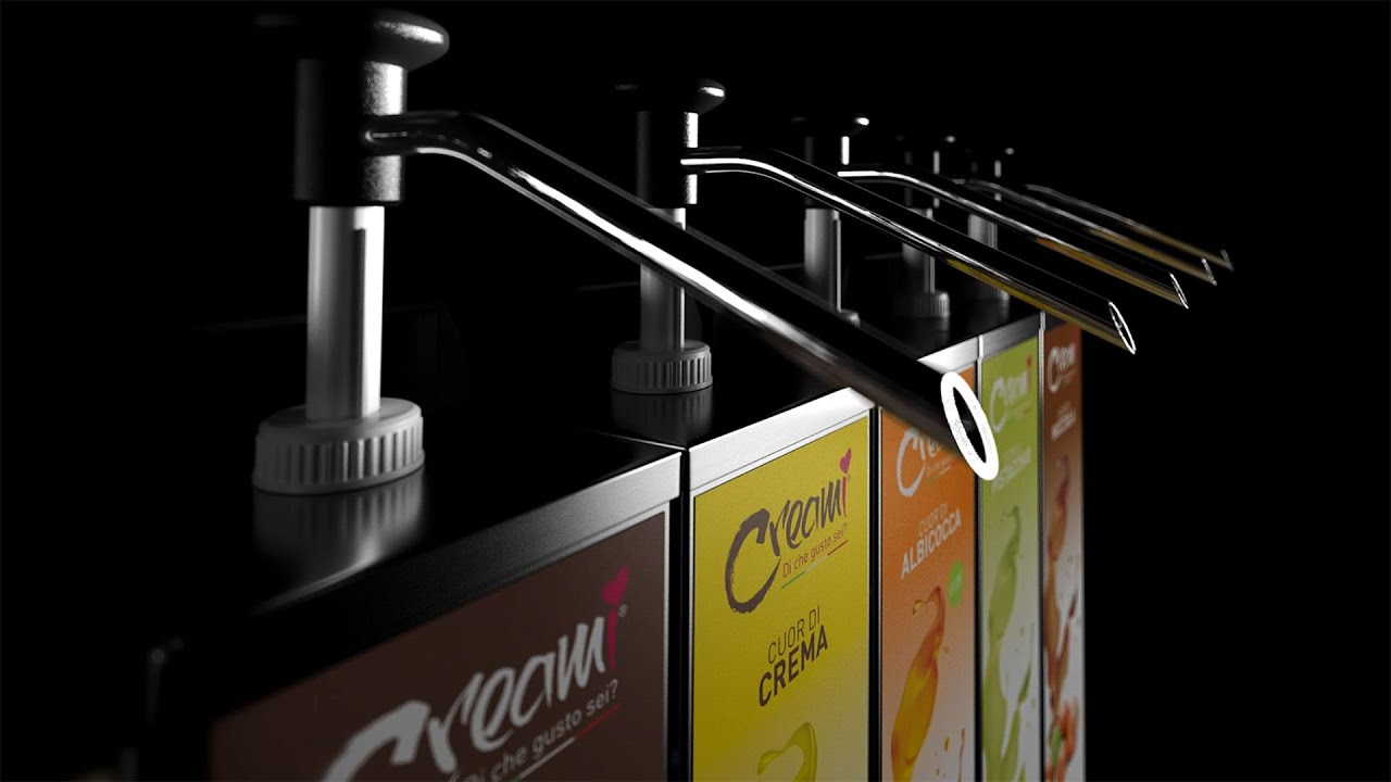 Sistema brevettato Creami Italia - Farciture di altissima qualit&agrave; per la colazione.