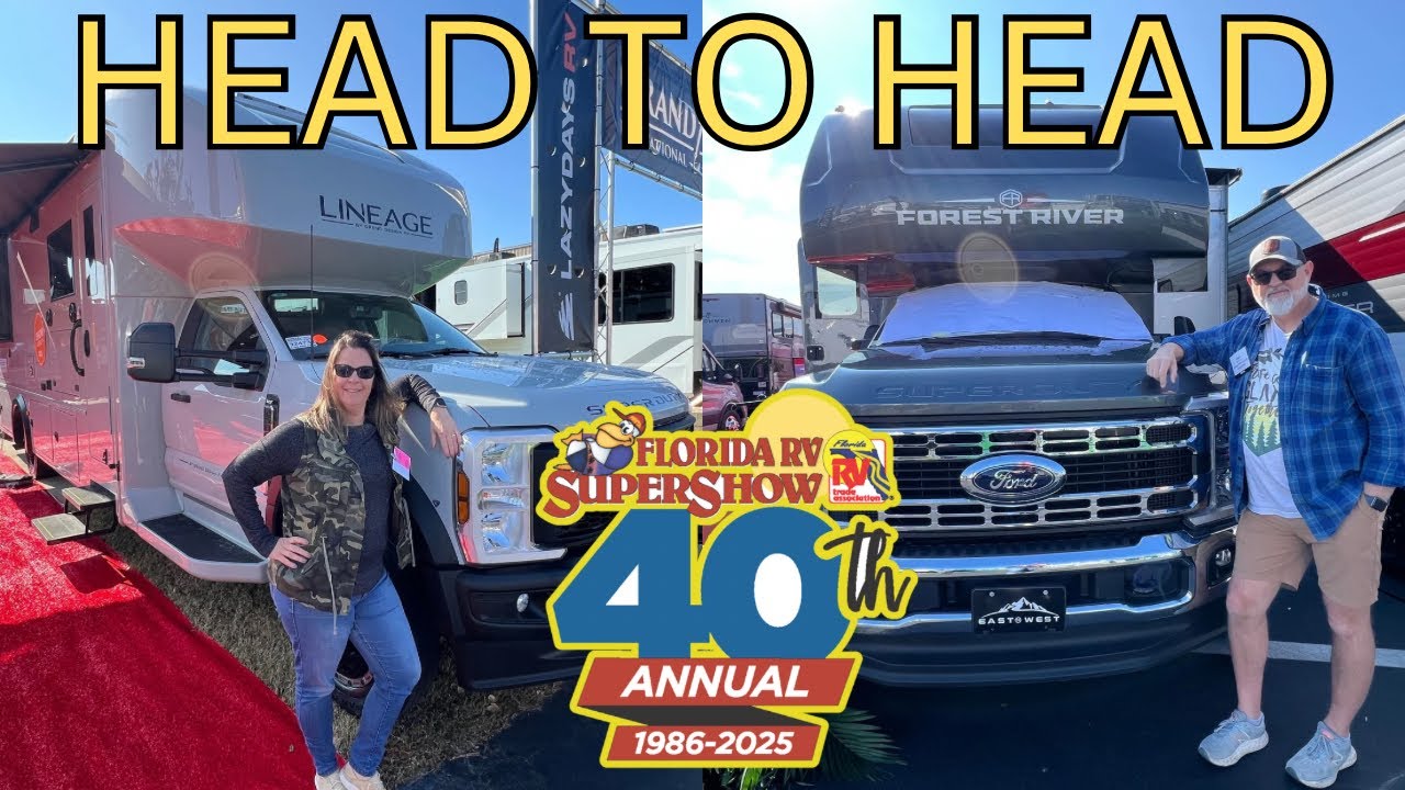 The Ultimate F600 Super C Comparison, Grand Design vs East to West | Florida RV Super Show