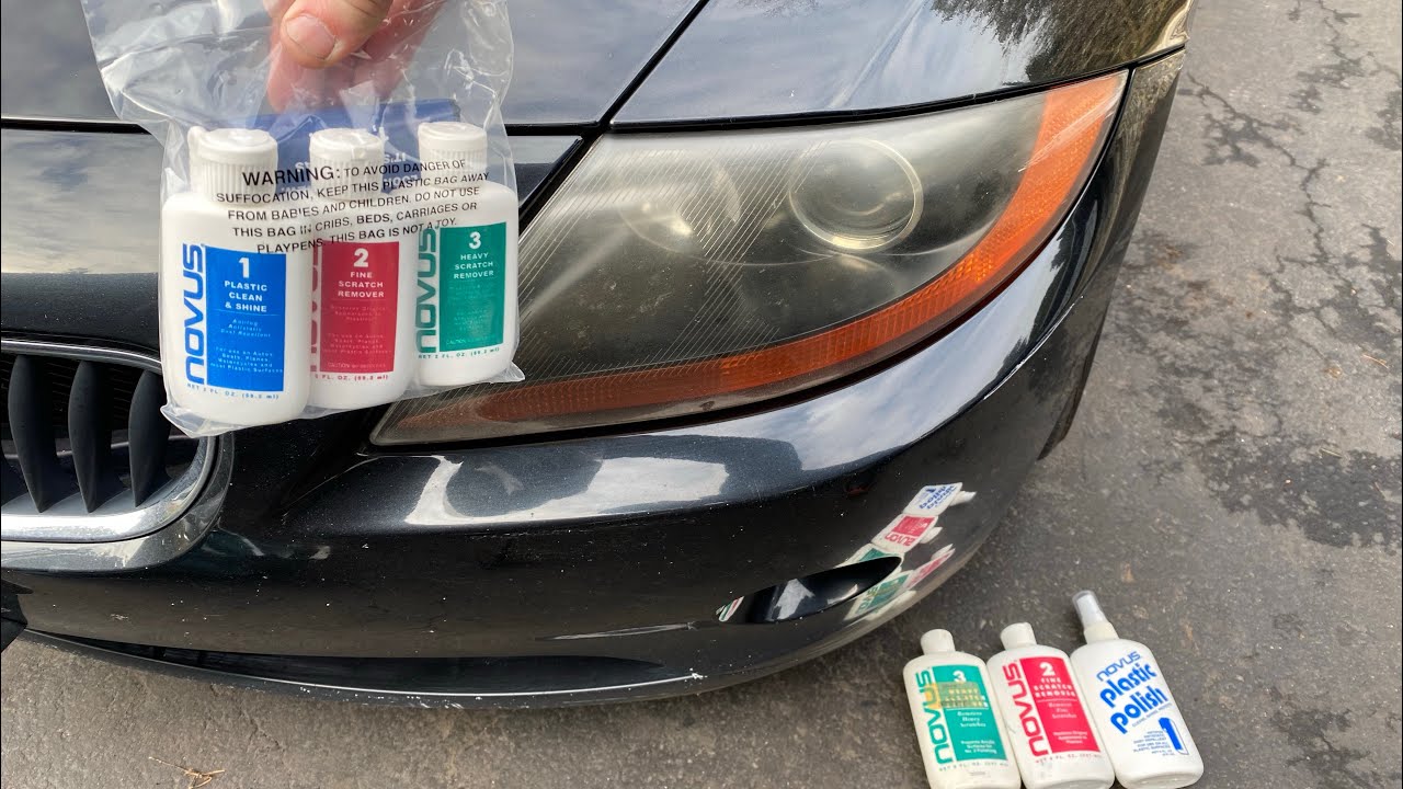 Part 2: 3M vs. Novus plastic polish.