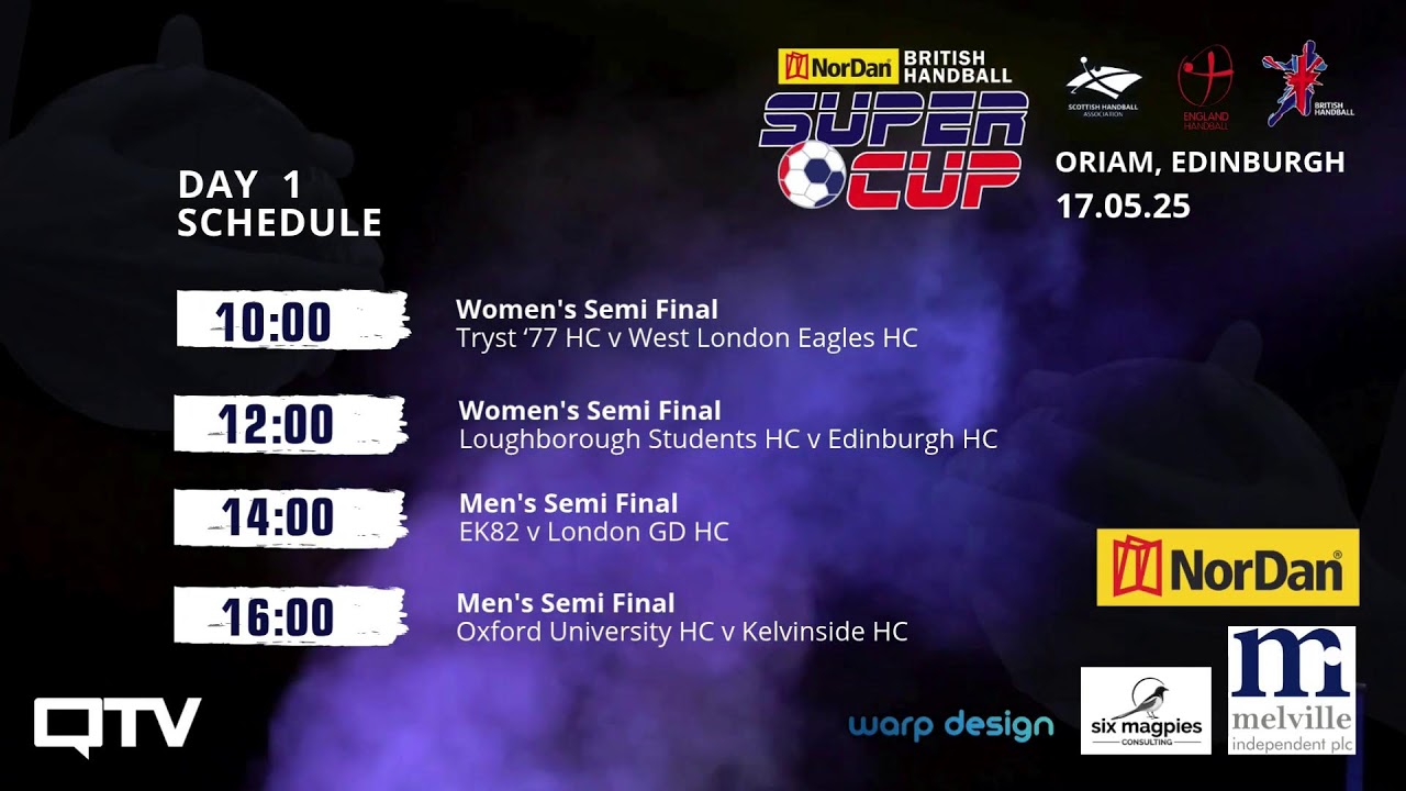 Nordan British Handball Super Cup 2025 - Day1
