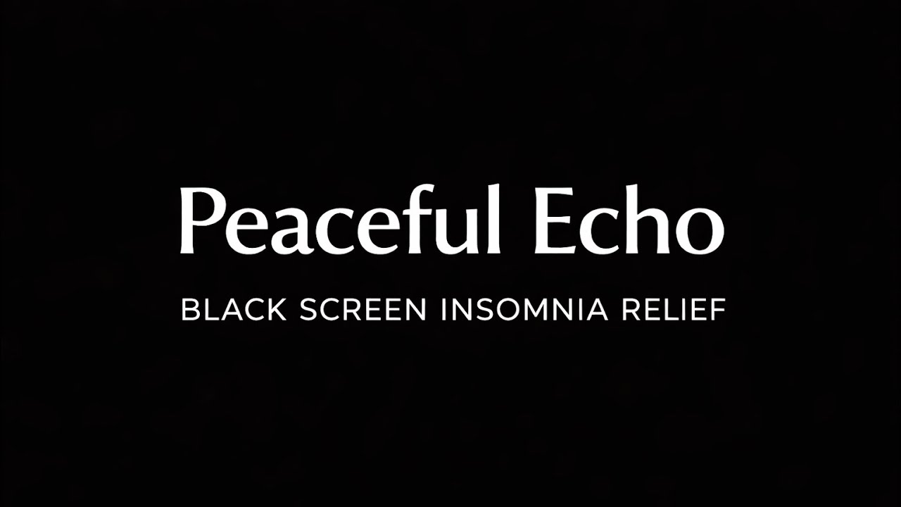 Black Screen Sleep Music for Insomnia & Overthinking Deep Rest for a Quiet Mind