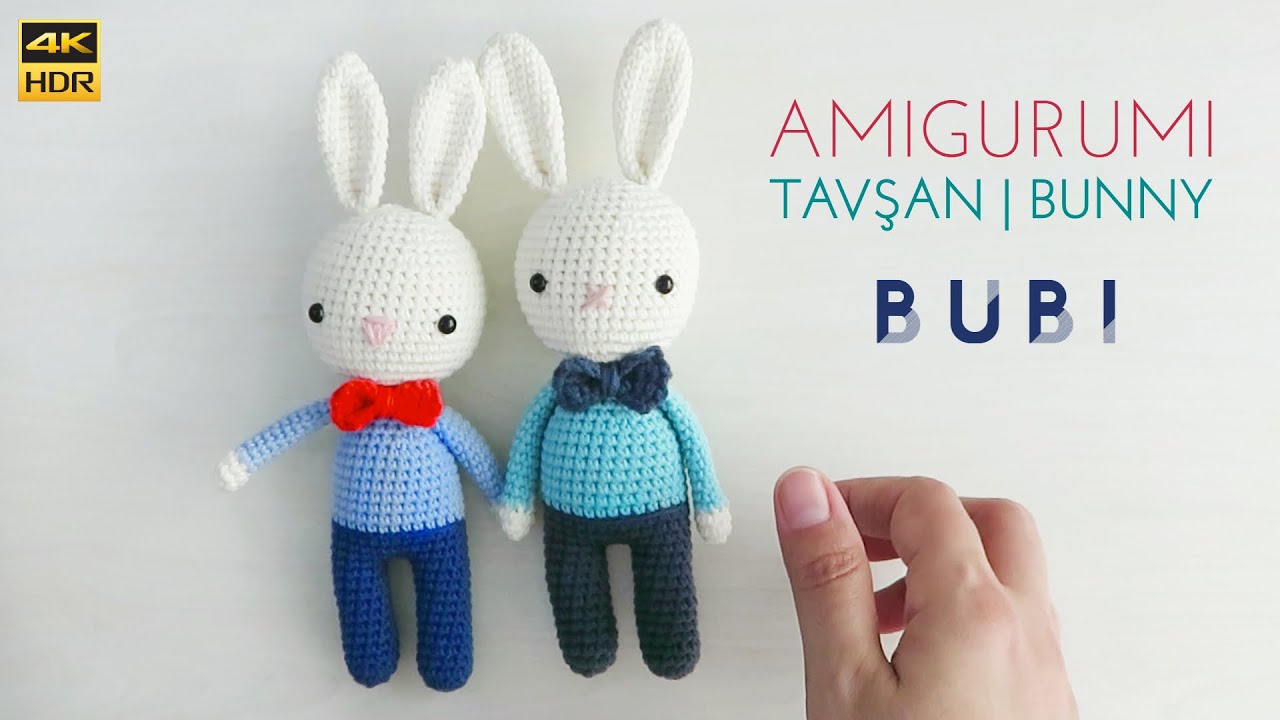 Amigurumi Tavşan Yapımı | 18 cm | Dikişsiz | Yazılı Tarif