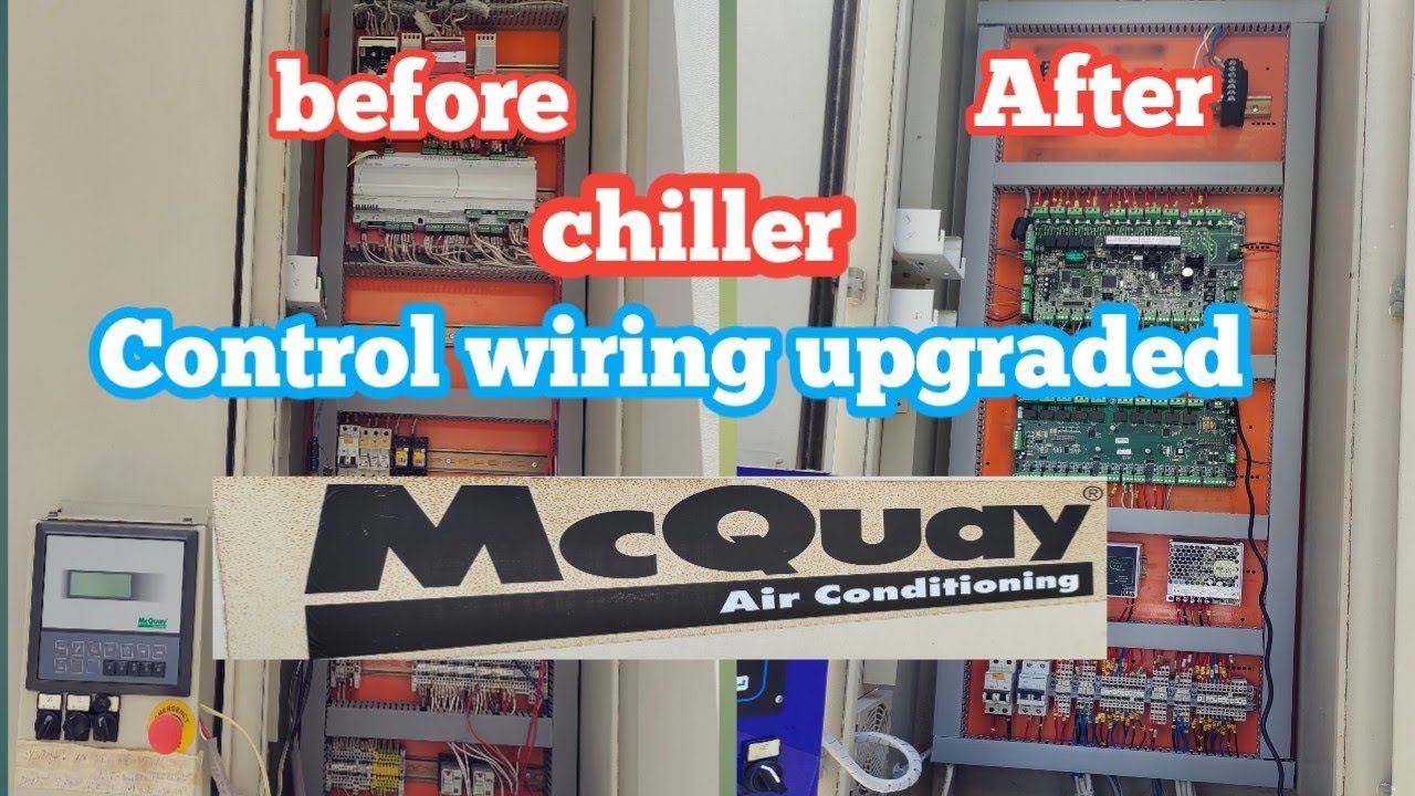 McQuay chiller control wiring upgraded | chiller control wiring | McQuay