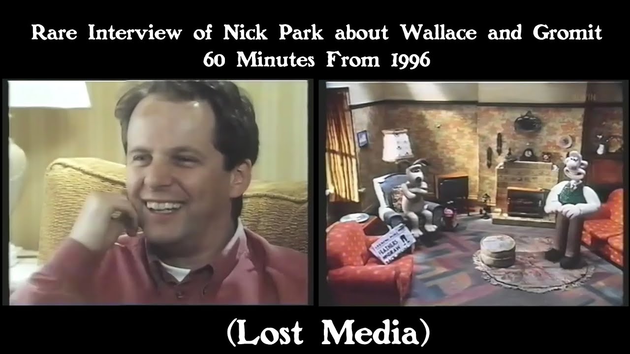 Rare Interview of Nick Park about Wallace & Gromit 60 Minutes From 1996 (Lost Media)