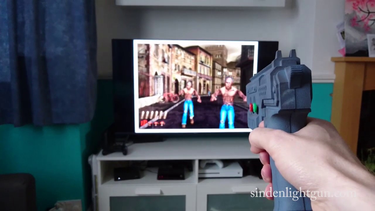 Sinden Lightgun - How to use on LCD TV - House Of The Dead 2 PC