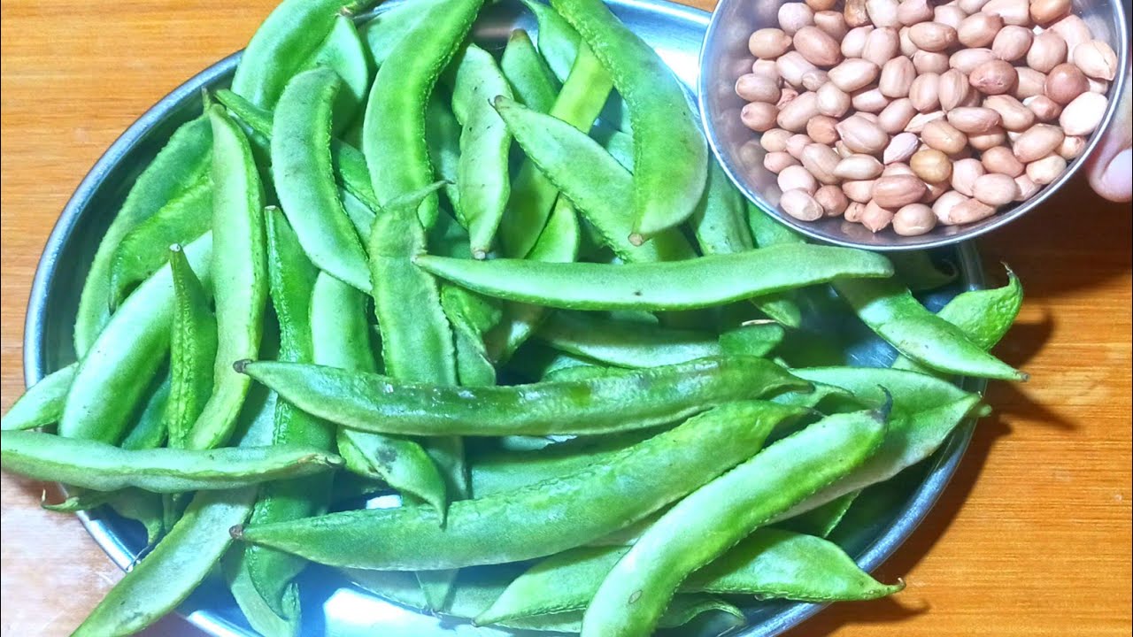 Konkani style avarekai palya 👌👌 hyacinth beans stir fry