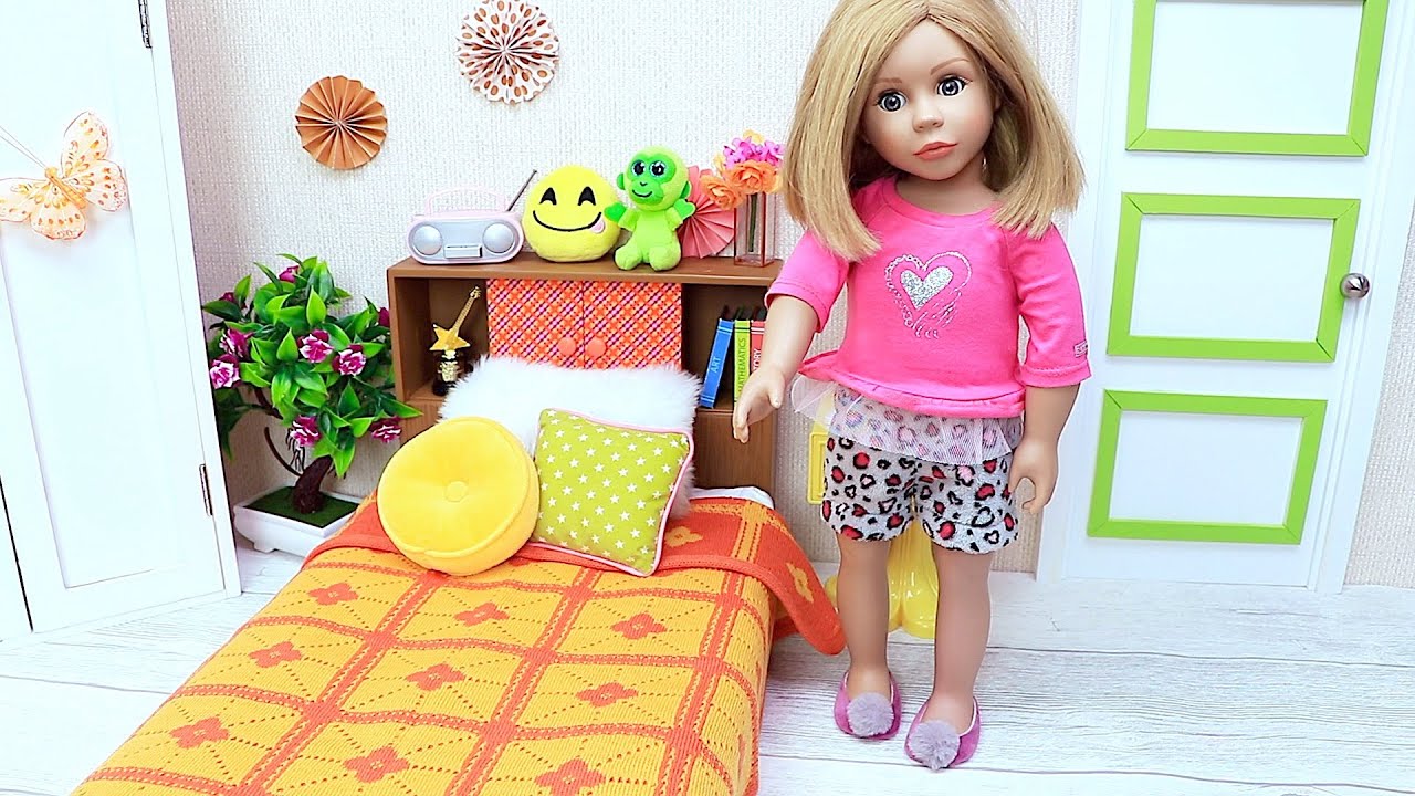 Bonnie Pearl evening routine with dinner and bedtime story! | PLAY DOLLS rules of evening routine