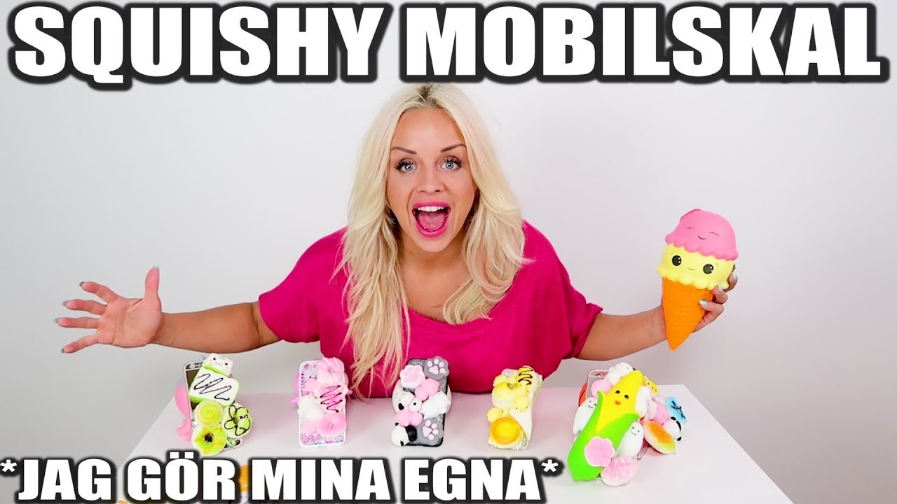 SQUISHY MOBILSKAL *JAG GÖR MINA EGNA*