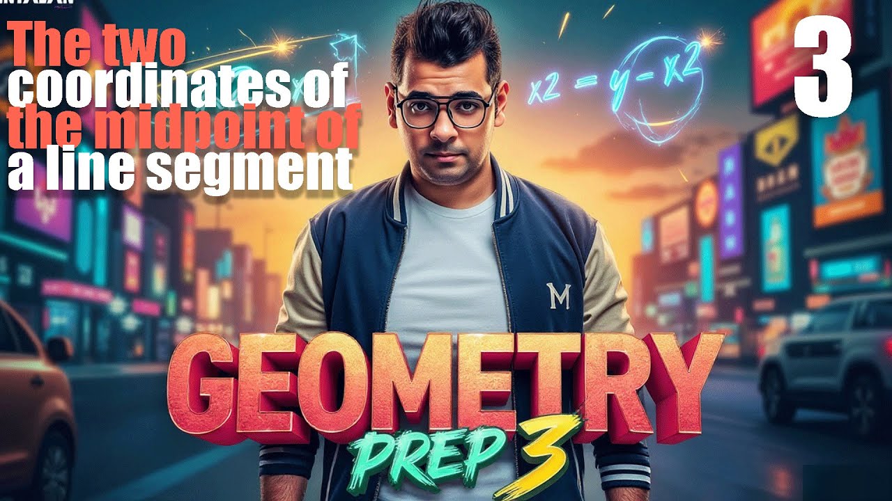 Math | Geometry | Prep 3 | Lesson 2 | The two coordinates of the midpoint of a line segment