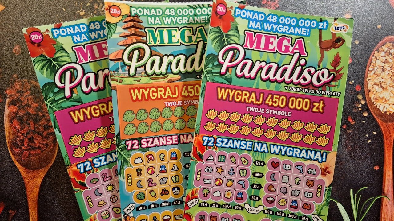 PREMIERA ZDRAPKI mega PARADISO #zdrapki #lotto #megaparadiso 