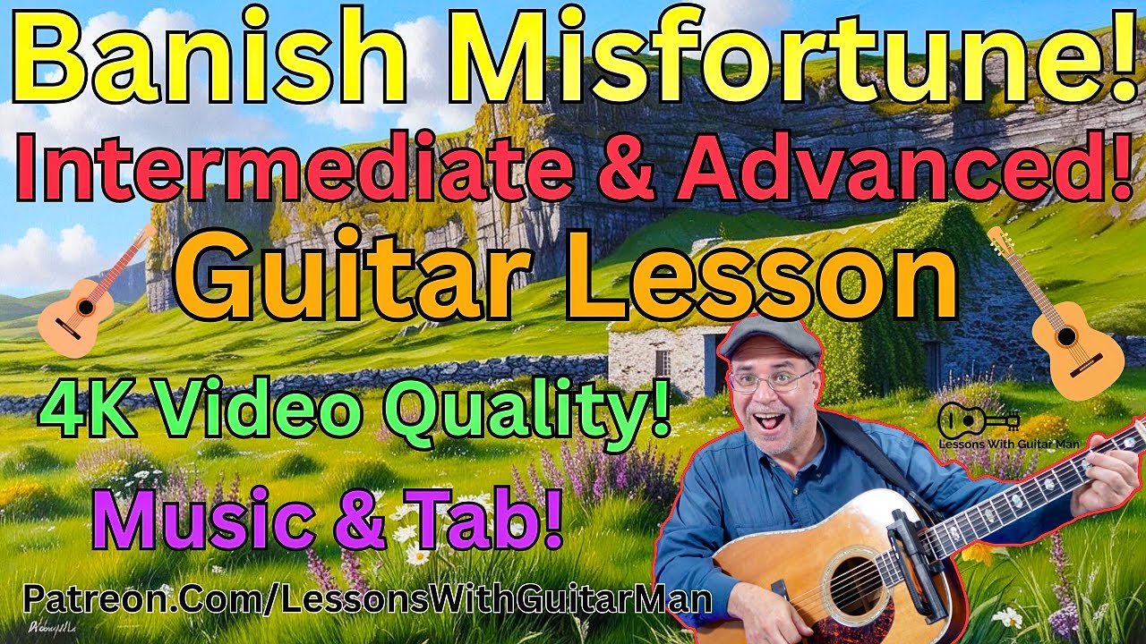 Banish Misfortune - Irish Jig for Flatpicking Guitar!