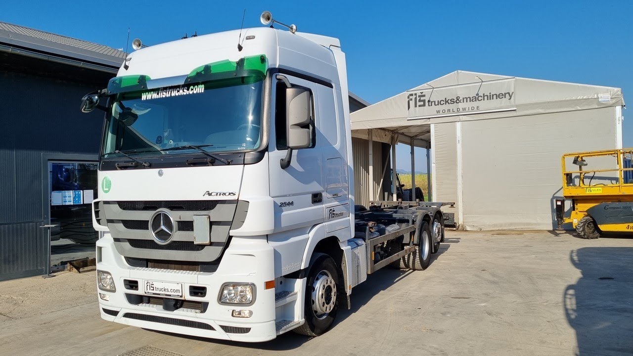 MERCEDES BENZ ACTROS 2544 - 2009 - 6X2 - BDF - CONTAINER SYSTEM - EURO 5 - RETARDER - AUTOMATIC