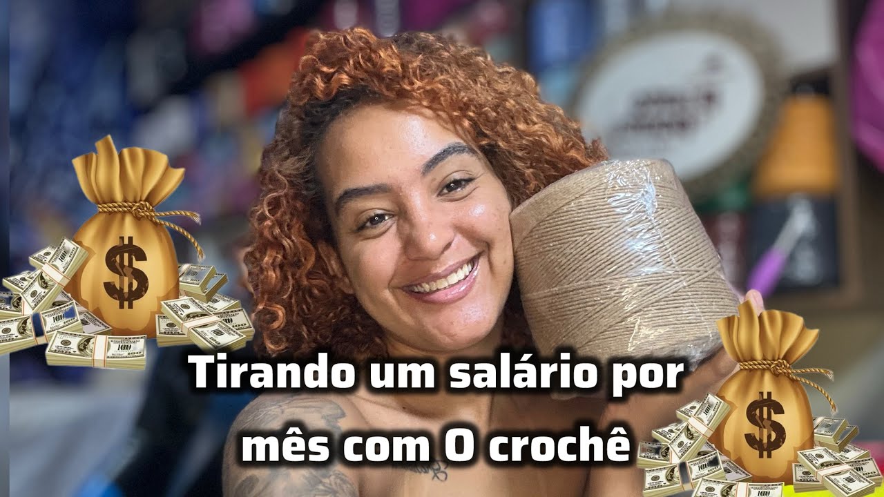 Como tirar um salário mínimo com o crochê ? Dicas e ideias 💡