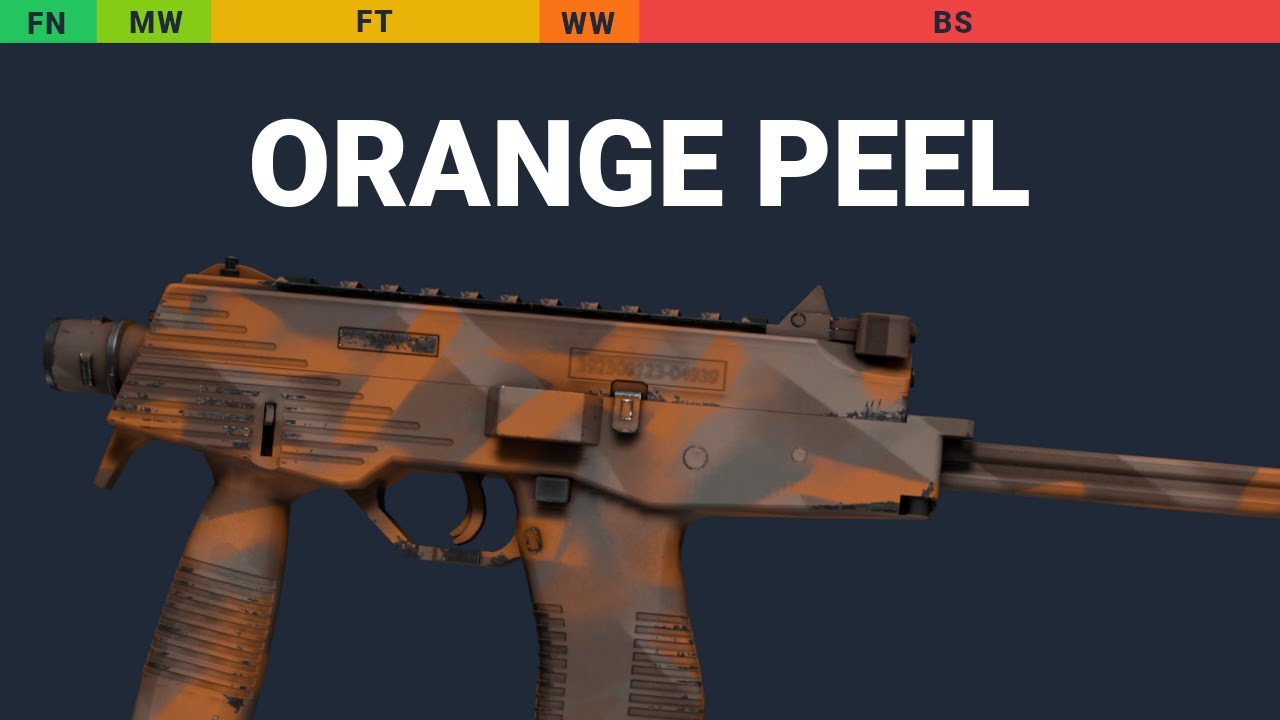 MP9 Orange Peel - Skin Float And Wear Preview