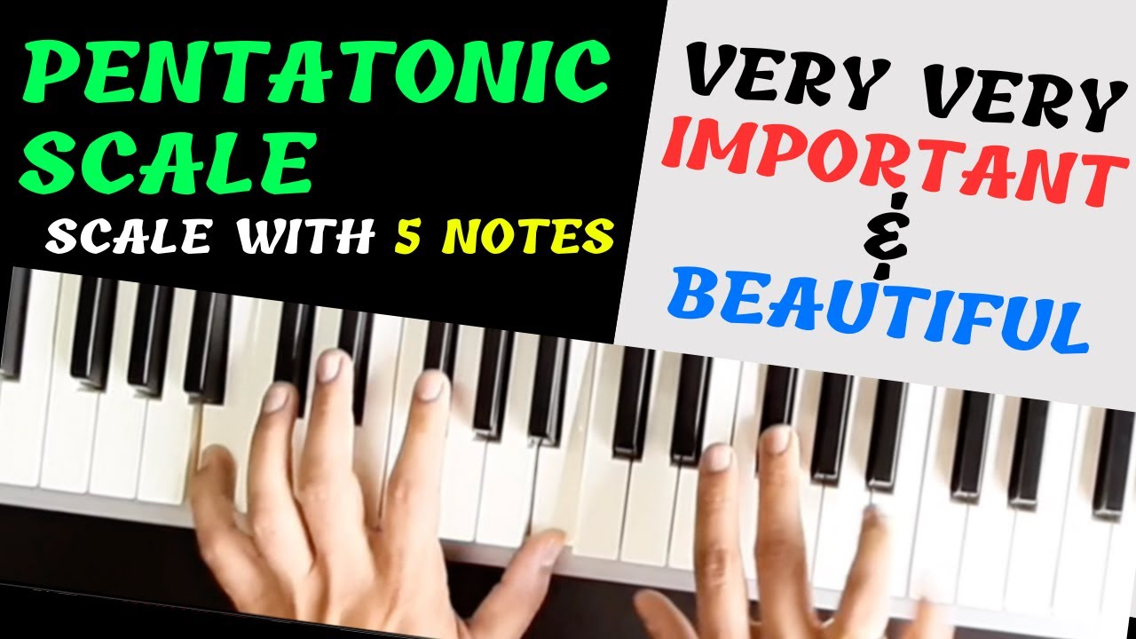 Pentatonic Scale on Piano Detailed Guide | Pentatonic Scale Both hand Piano Practice
