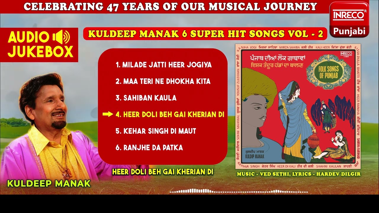 Kuldeep Manak Jukebox Vol 2 | Kuldeep Manak | Inreco Punjabi