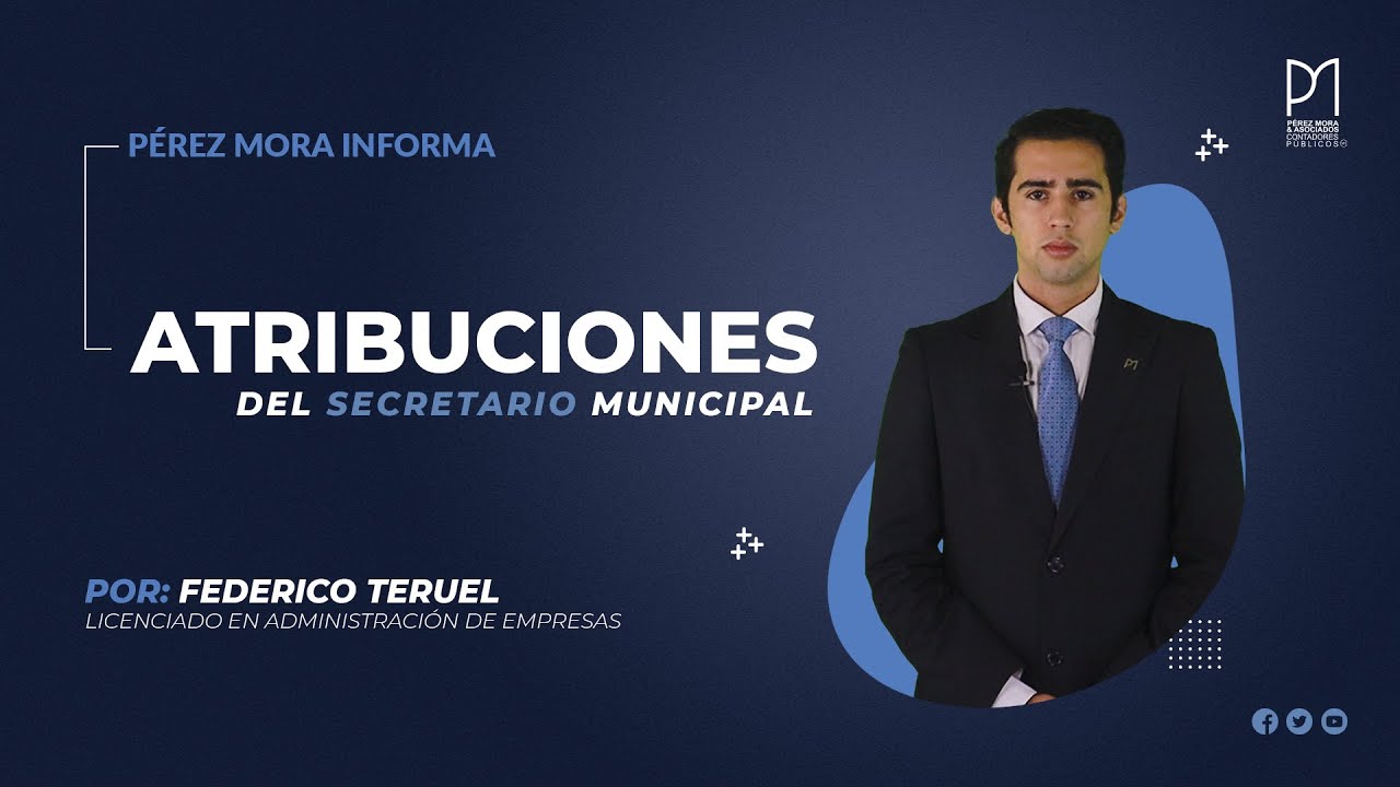 ATRIBUCIONES DEL SECRETARIO MUNICIPAL