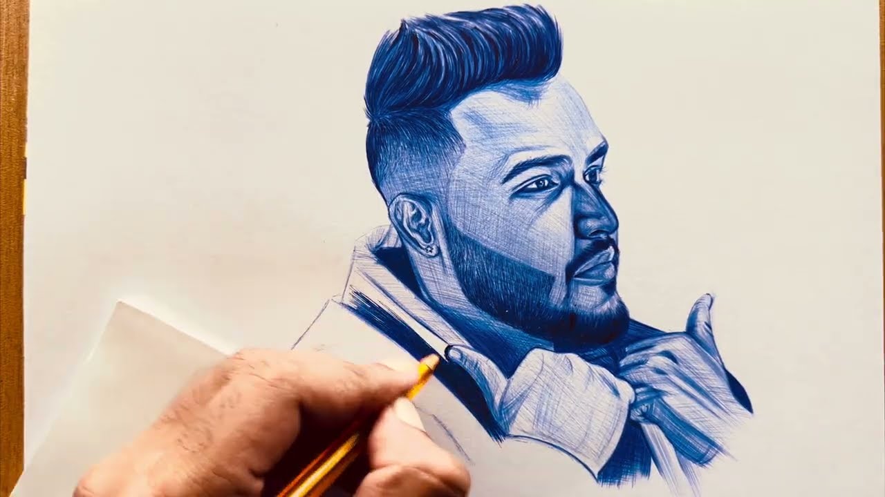 Cheema Y punjabi singer beautiful drawing | the simpson album