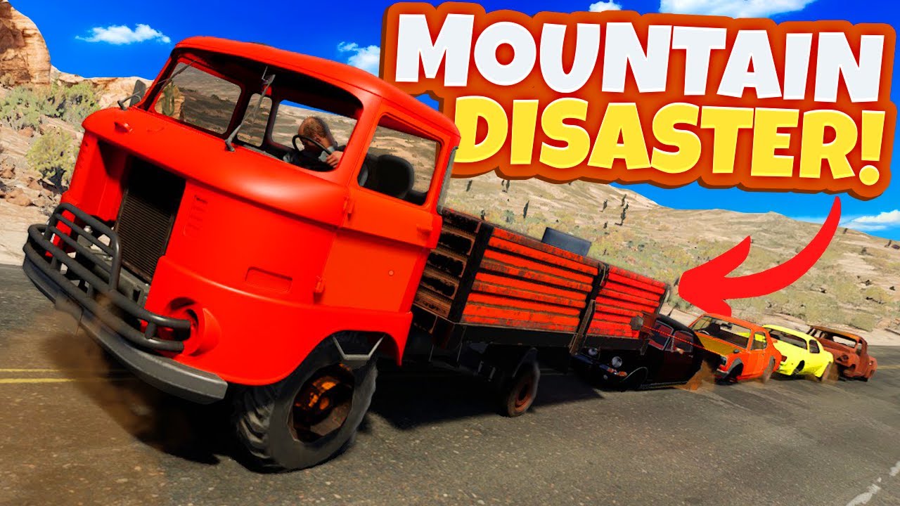 I Sent My Diesel Truck SOARING Off a Mountain in Drive Beyond Horizons!
