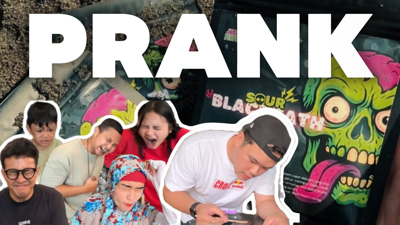 PARAH!!! PRANK KASIH PERMEN PALING ASAM DI DUNIA - SOUR BLACKDEATH!!!!!!