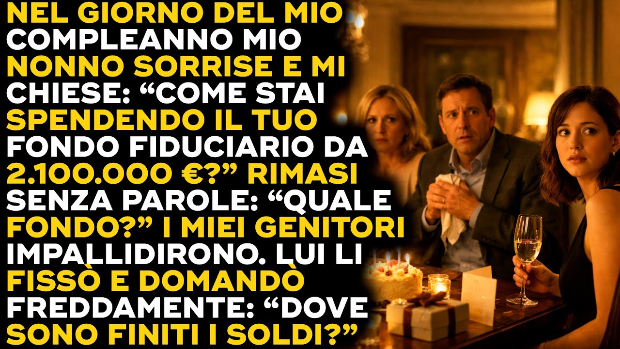 Mio Nonno Mi Chiese Del Fondo Da 2,1 Milioni… E Capii Che Mi Avevano Mentito...
