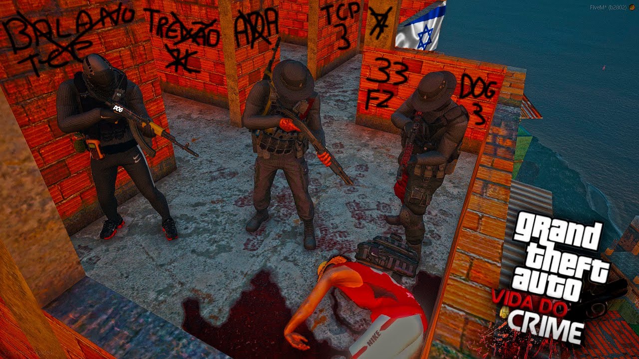 GTA V (VIDA DO CRIME) AS TROPA CHEGOU QUEBRANDO TUDO TREVÃO CORREU PRA LONGE,...😡👌🏼EP23 TP4