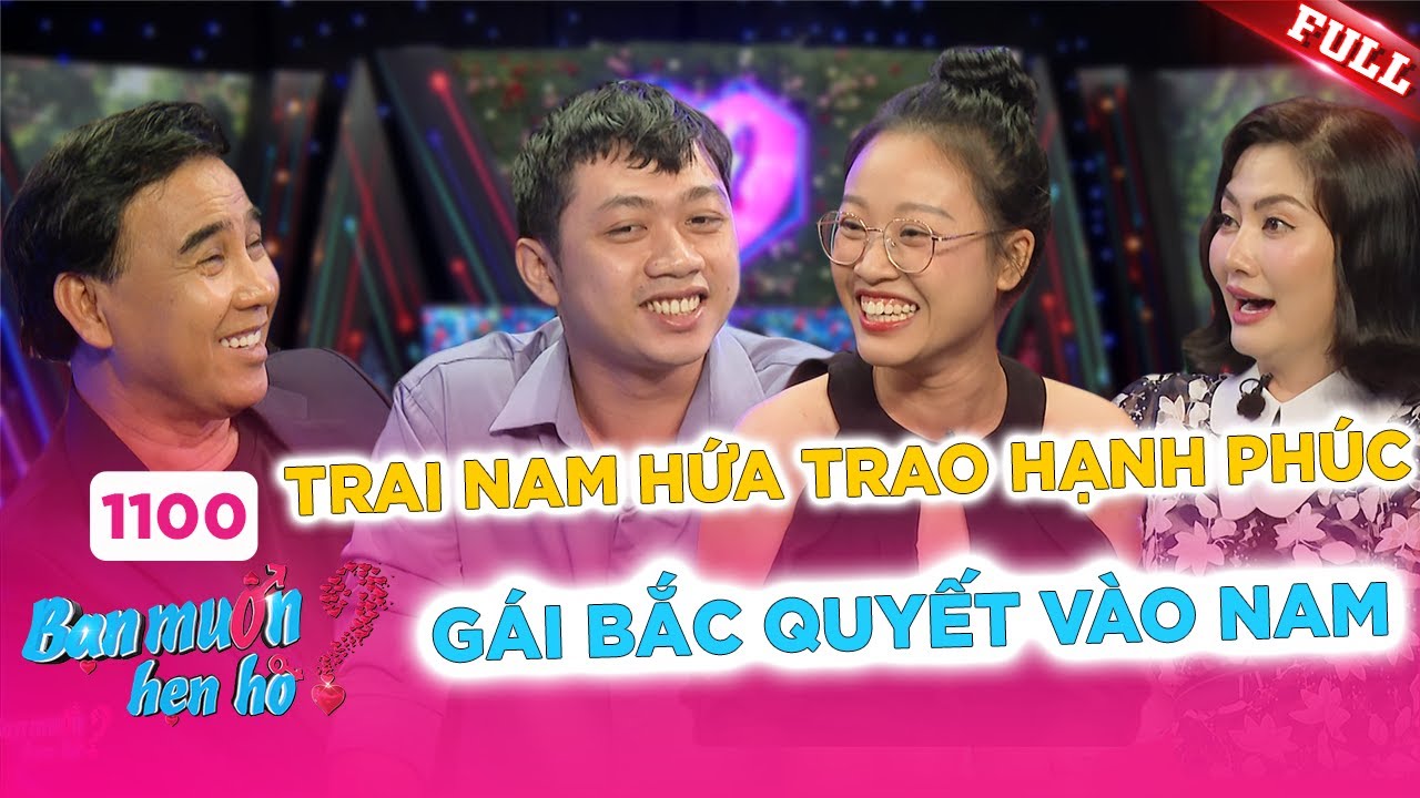 Bạn Muốn Hẹn Hò #1100A | Cặp đôi SIÊU HỢP, siêu đáng yêu khiến ông mai bà mối khen hết lời