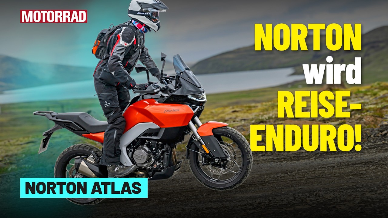 Norton greift an: Atlas 585 &ndash; Nortons erste Reise‑Enduro im Test auf Island!