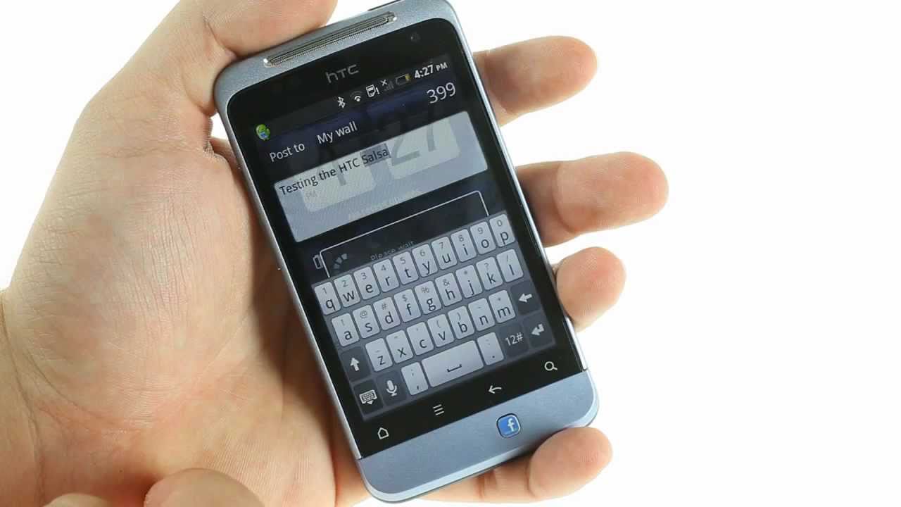 HTC Salsa unboxing and UI demo