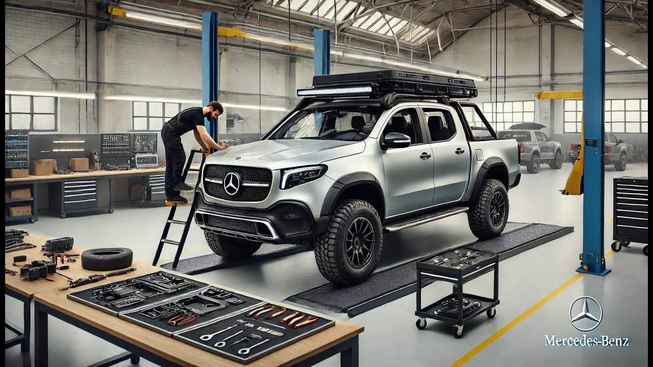 Guida al montaggio dell'avvolgibile del cassone su Mercedes-Benz Classe X W470