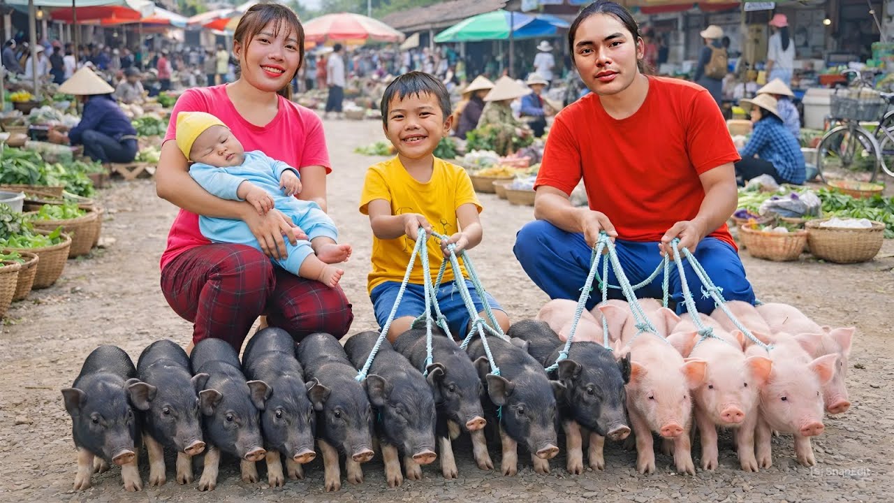 My Pigs After 3 Months: Caring for Pigs and Selling Piglets | SURVIVAL ALONE