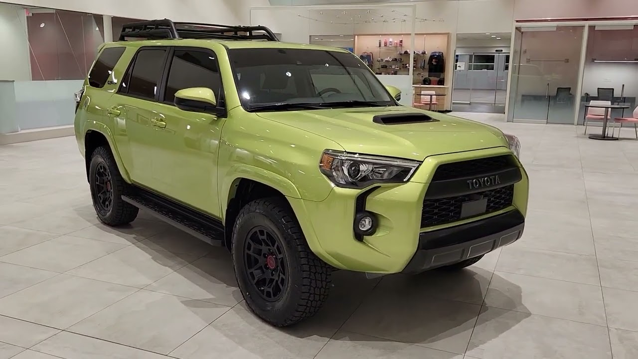 2022 Lime Rush Toyota 4Runner TRD Pro