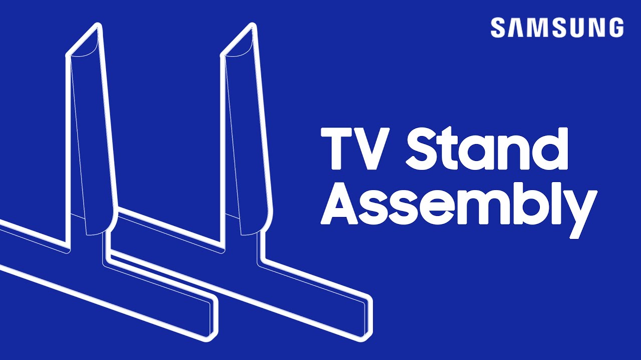 Как установить подставку на телевизор Crystal UHD серии CU8000 2023 года | Samsung US