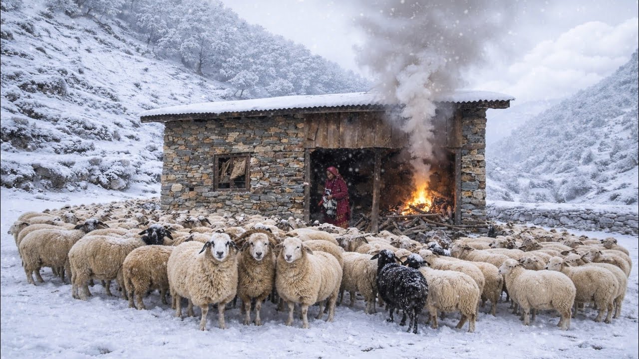 Surviving Shepherd Life in One Of The Coldest Regions Of Nepal |A Snowy Freezing Winter Village intr