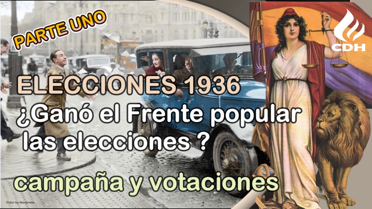 Elecciones GENERALES 1936🔻 ¿Hubo Fraude?🔻 PARTE UNO🔻