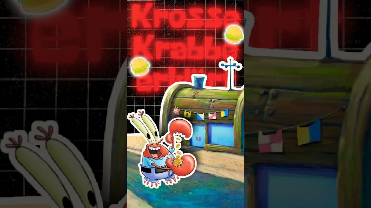Die Krosse Krabbe aus Architekten-Sicht👀 #architektur #spongebob #krossekrabbe #krabbenburger
