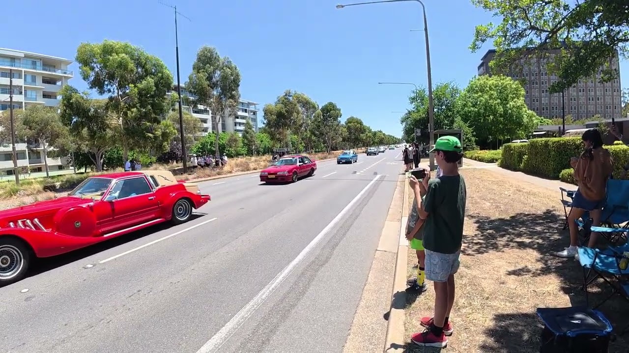 Summernats city cruise January 2026