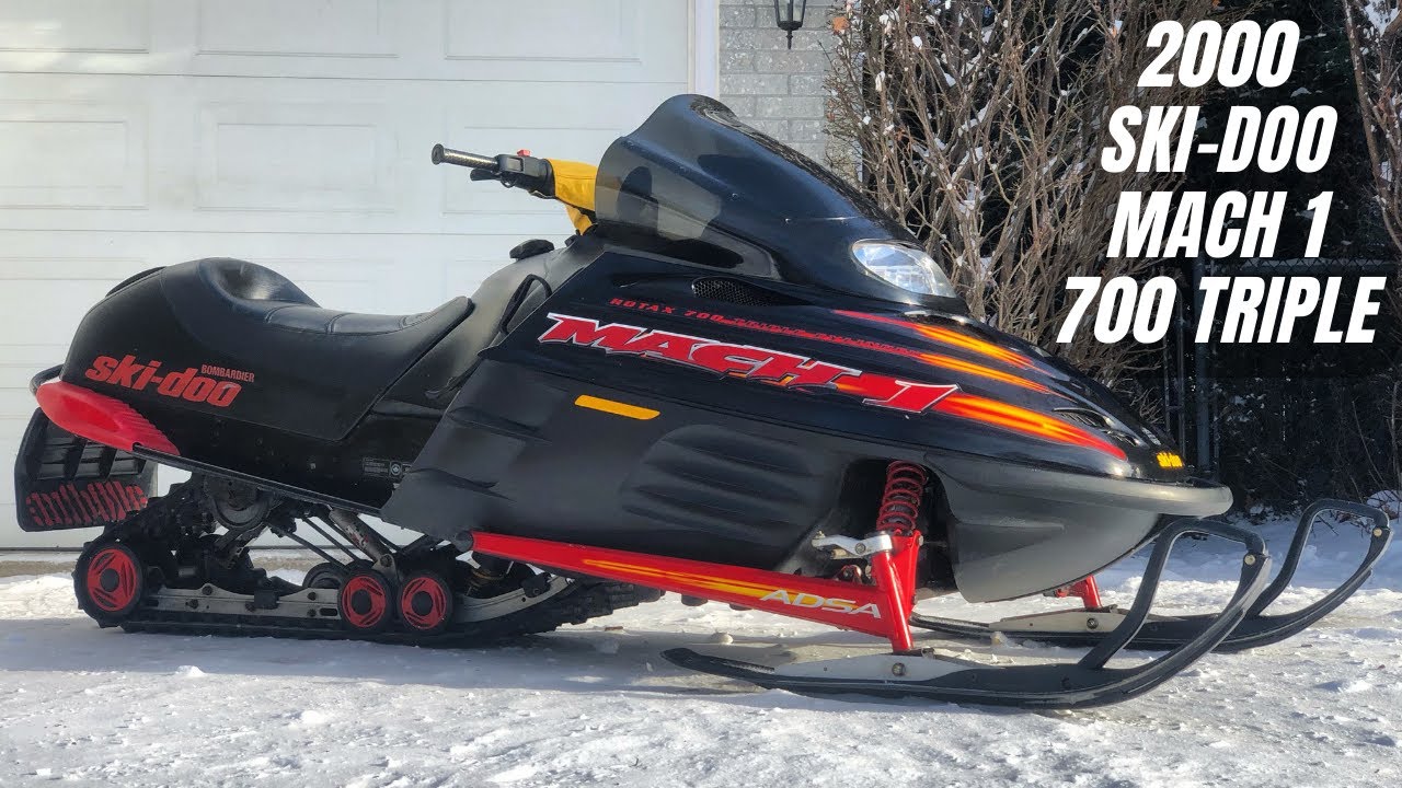 2000 Ski-Doo Mach1 engine cold start & run