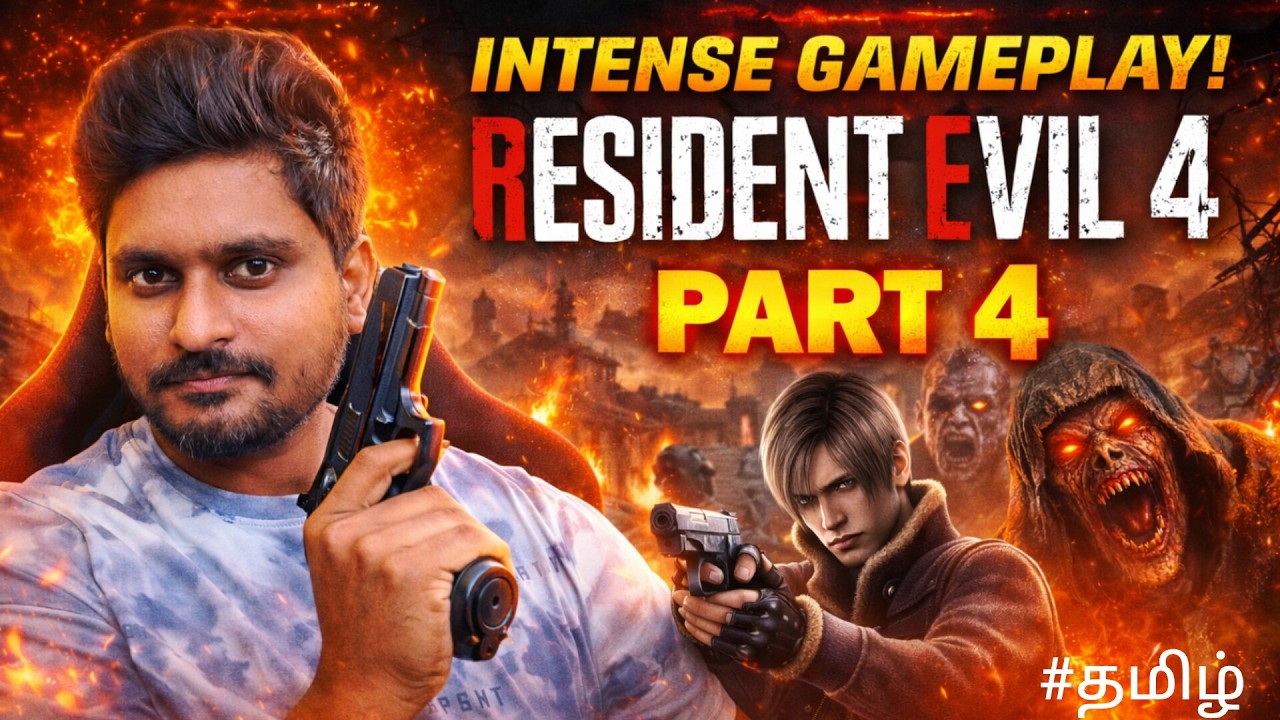 RESIDENT EVIL 4 REMAKE 🔥 First Time Playing in Tamil Part 4 | Don’t Watch Alone 😈 #RE4 #tamilgaming