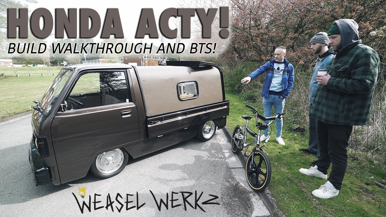 KEI TRUCK!! EURO STYLE HONDA ACTY || Build walkthrough and BTS