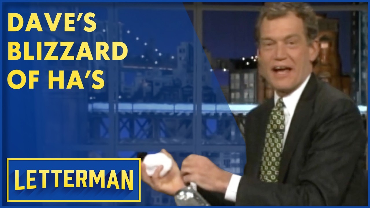 The Best Of Dave's Blizzard Comedy | David Letterman