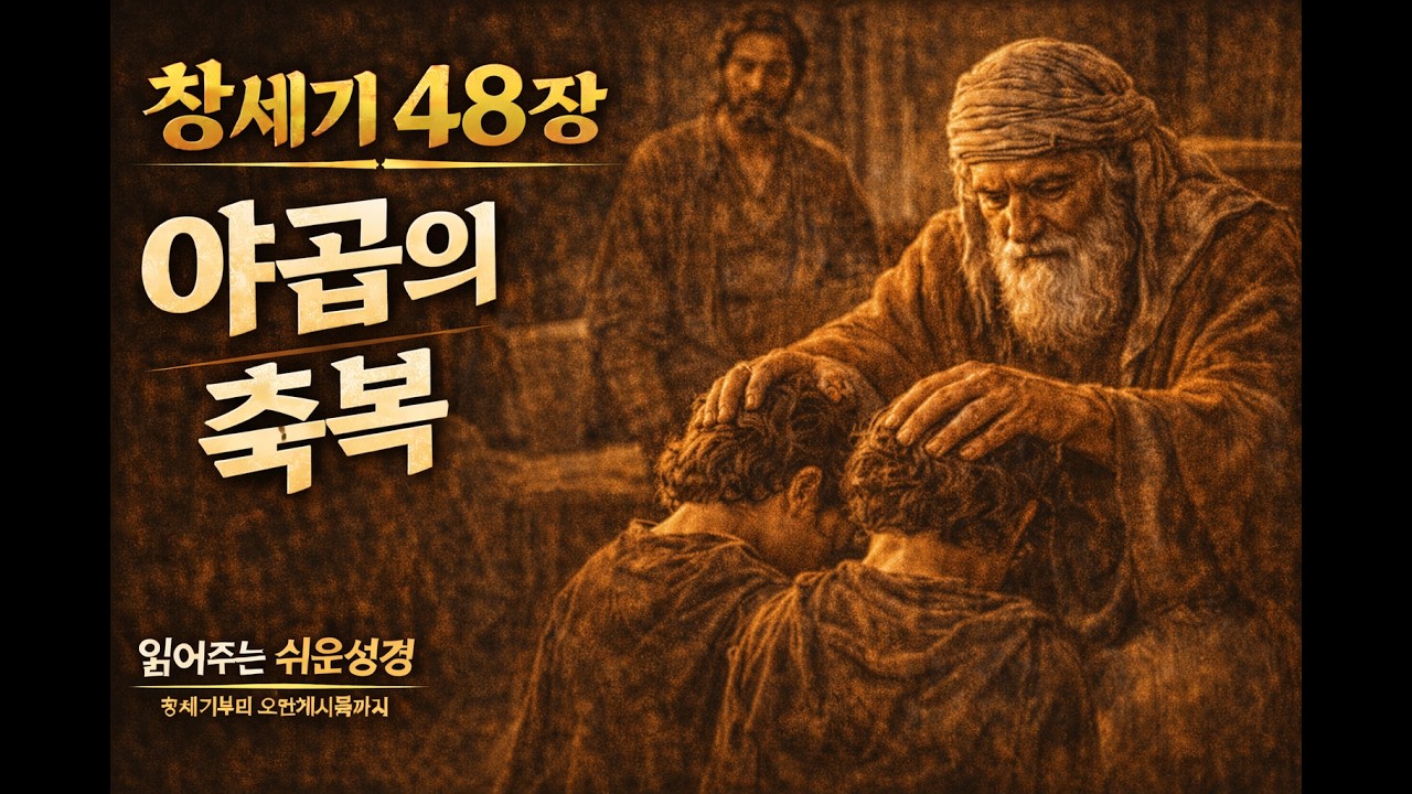 창세기 48장 성경읽기 | 야곱이 에브라임과 므낫세를 축복하다 | 쉬운성경 낭독