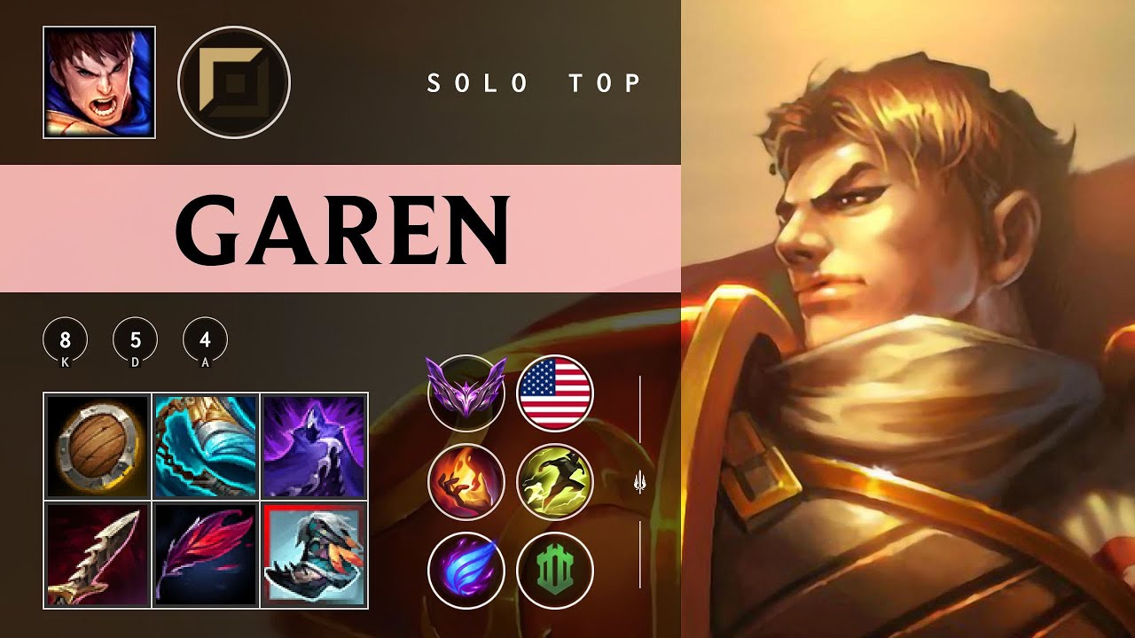 Garen Top vs Vayne - NA Master Patch 25.24