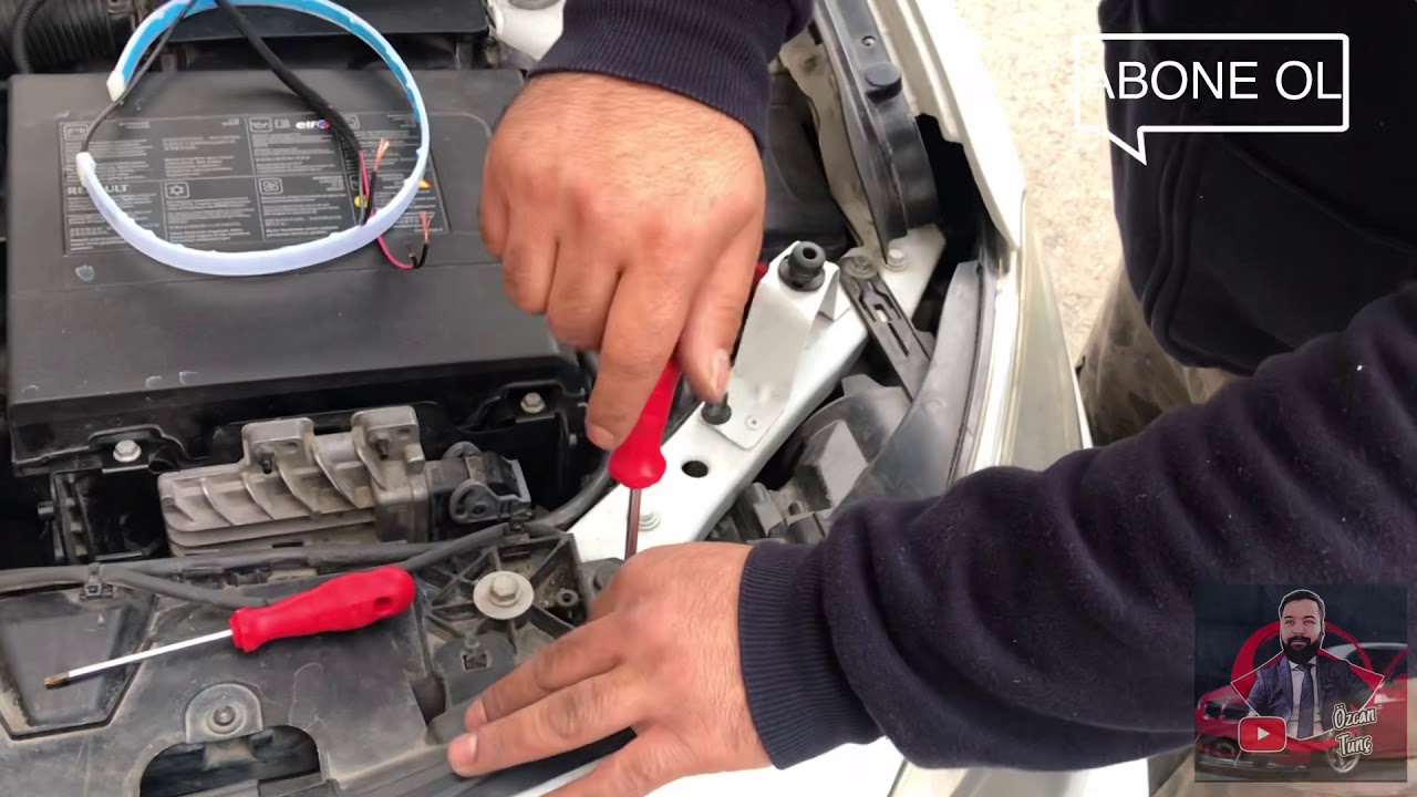 RENAULT FLUANCE FAR USTU KAYAR LED MONTAJİ EN BASİT  NASİL YAPİLİR ??