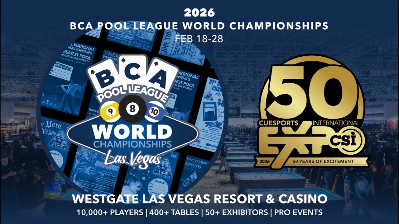 2026 BCA WORLD CHAMPIONSHIP 8 Ball Teams Part 2.5