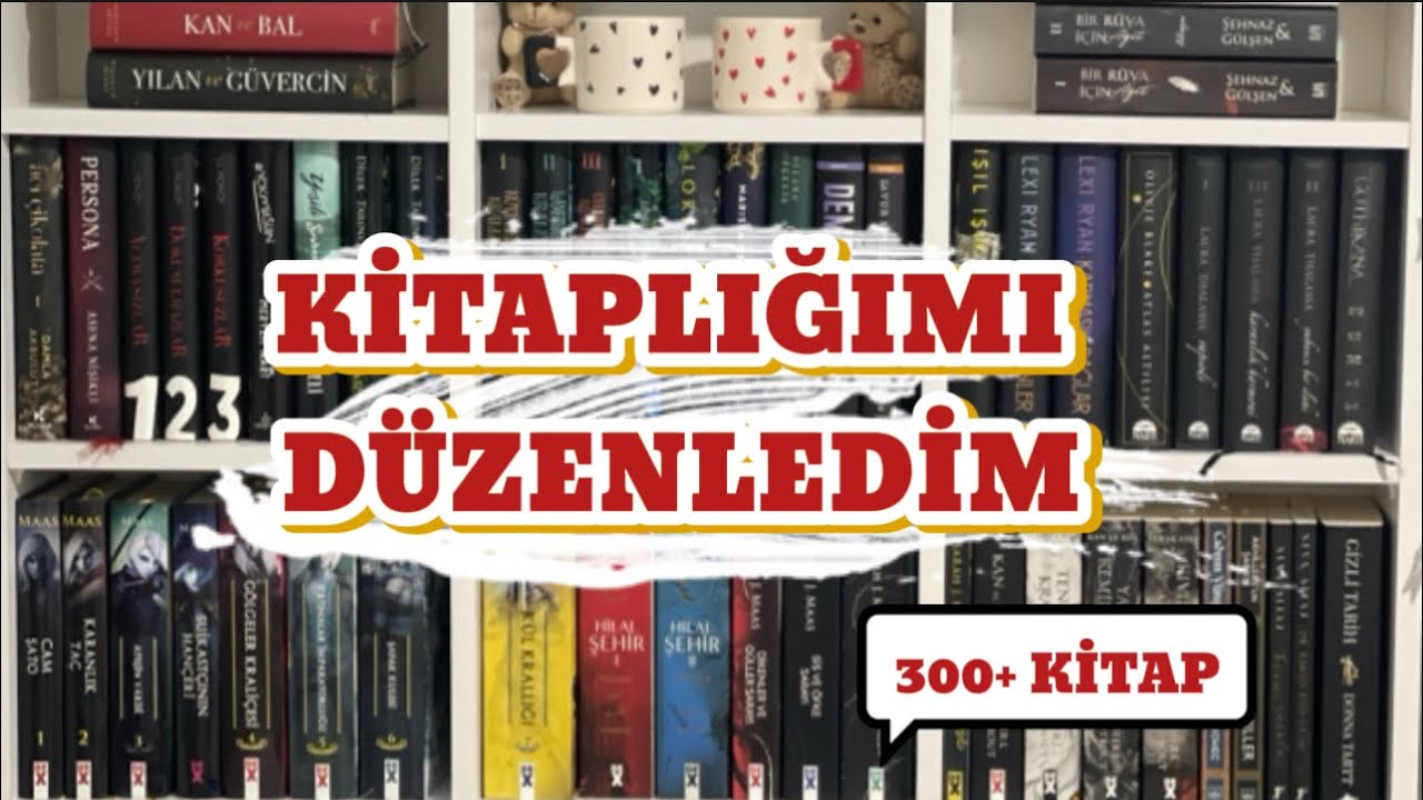 Kitaplık Turu ve Düzenleme 📚 300+ Kitap