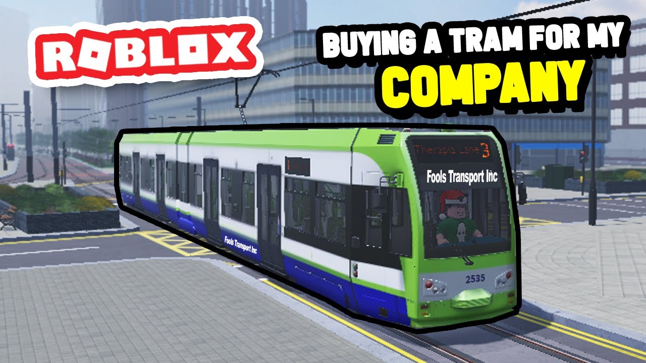 Покупка трамвая для моей компании в Roblox Croydon: The London Transport Game